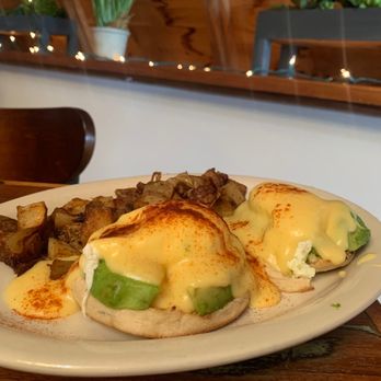 Barn 34 - Avocado Benedict w/ home fries - Bars Near Me - Ocean City, Maryland