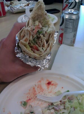 Photo of Zam Zam Grill - Fremont, CA, US. Steak wrap! Pretty damn good!