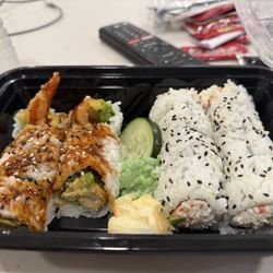 Yummy Yummy Hibachi - Shrimp tempura roll and California roll