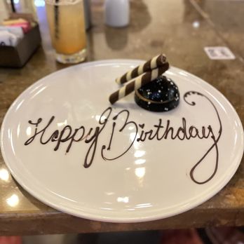 CordeValle - Happy Birthday Dessert written in Chocolate by Mrs. Basarov at Cordevalle ... Thank you Mrs. Basarov!! - Hotels Near Me - San Martin, California CordeValle - Happy Birthday Dessert written in Chocolate by Mrs. Basarov at Cordevalle ... Thank you Mrs. Basarov!! - Hotels Near Me - San Martin, California