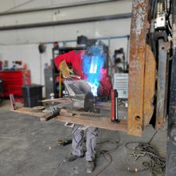 Post Motorworks - Custom wood processor repair?  Yes we do that too!!! Welding and light fabrication is no problem here at Post Motorworks.