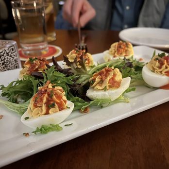 Lounge Here - Deviled eggs - Cocktail Bars Near Me - Dallas, Texas Lounge Here - Deviled eggs - Cocktail Bars Near Me - Dallas, Texas