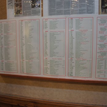 Restaurant Beijing - Outside menu - Chinese Near Me - Montreal, Quebec