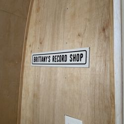 Brittany's Record Shop - Sign