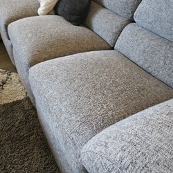 Picture of fabric after normal wear and tear