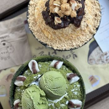 Sulbing Cafe - Real green matcha & red bean injeolmi - Desserts Near Me - Centennial, Colorado Sulbing Cafe - Real green matcha & red bean injeolmi - Desserts Near Me - Centennial, Colorado
