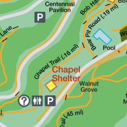 Chapel Shelter - Location of Chapel