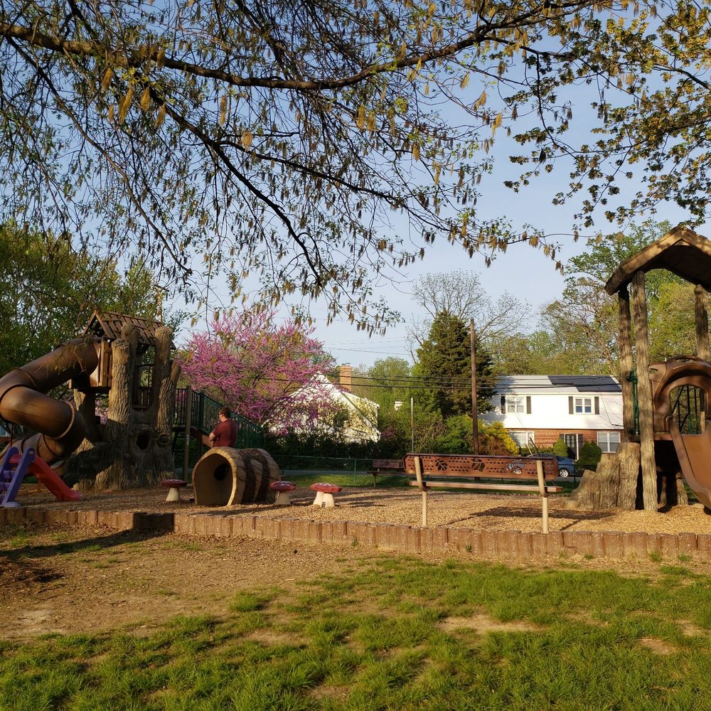 Falls Church's hidden gem. Woodland themed park with 3 slides Falls Church's hidden gem. Woodland themed park with 3 slides