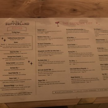 Supperland - Menu - Southern Near Me - Charlotte, North Carolina