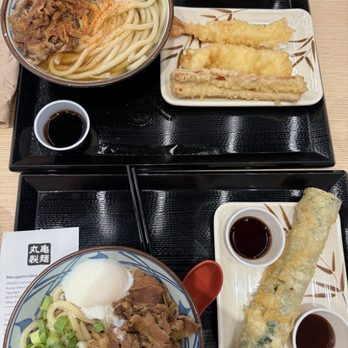 Marugame Udon - Beef udon regular and large sizes compared - Japanese Near Me - Rocky View County, Alberta