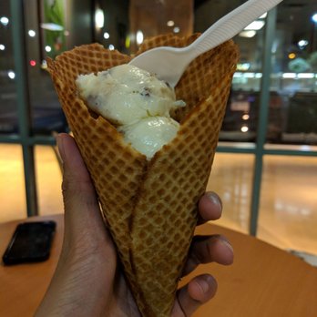 The Screamery HandCrafted Ice Cream - Rough at Sea in a waffle cone - Ice Cream & Frozen Yogurt Near Me - Tucson, Arizona
