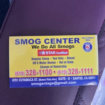 AAA Smog Center - Smog Check Stations Near Me - Santee, California