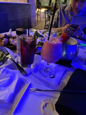 Photo of The Melting Pot - El Paso - El Paso, TX, US. Round 2 on the daiquiri for me....blackberry mijito for her