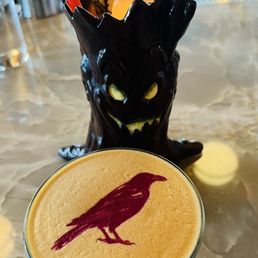 Seasonal Halloween cocktails - the Sleepy Hollow and the Raven.