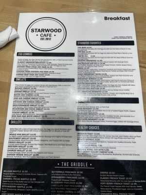 Menu photo 2 Starwood Cafe Trophy Club, TX Menu photo 2 Starwood Cafe Trophy Club, TX