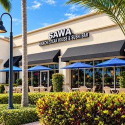 Sawa Hibachi Steakhouse Sushi Bar & Thai - Sawa Hibachi in Boynton Beach. Outdoor patio seating. Open Tue-Fri 11:30, Sat-Sun 1. Closed Mondays.