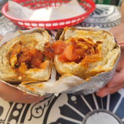Mam's Best Food - Shakshouka on a baguette so good