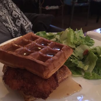 Old School Lounge - a waffle sandwich and salad - Canadian (New) Near Me - Mississauga, Ontario