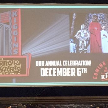 Kiggins Theatre - 12/7/2025 - The Star Wars Holiday Special was a great time! - Cinema Near Me - Vancouver, Washington Kiggins Theatre - 12/7/2025 - The Star Wars Holiday Special was a great time! - Cinema Near Me - Vancouver, Washington