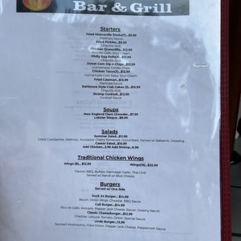 Dock 34 Bar & Grill - Menu - Bars Near Me - Seymour, Connecticut Dock 34 Bar & Grill - Menu - Bars Near Me - Seymour, Connecticut