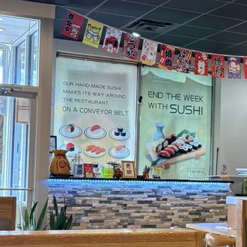 Watami Revolving Sushi Bar - Sign inside dining area - Conveyor Belt Sushi Near Me - Parma, Ohio Watami Revolving Sushi Bar - Sign inside dining area - Conveyor Belt Sushi Near Me - Parma, Ohio
