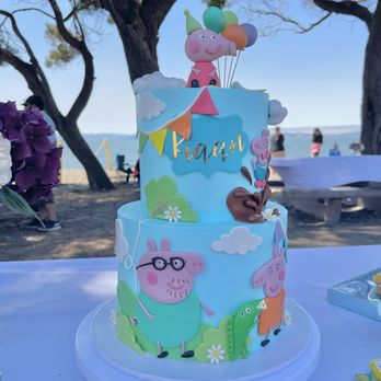 Pastel - Peppa pig themed cake - Custom Cakes Near Me Pastel - Peppa pig themed cake - Custom Cakes Near Me