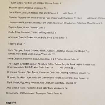 American Bounty Restaurant - The menu on the day we were there. It changes daily. - New American Near Me - Hyde Park, New York American Bounty Restaurant - The menu on the day we were there. It changes daily. - New American Near Me - Hyde Park, New York