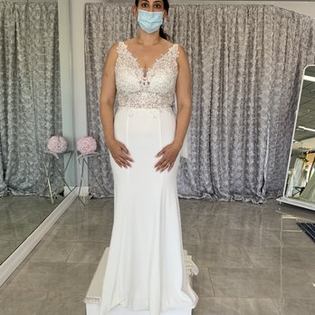A Royal Moment - Reception dress before alterations - Bridal Near Me - Irvine, California