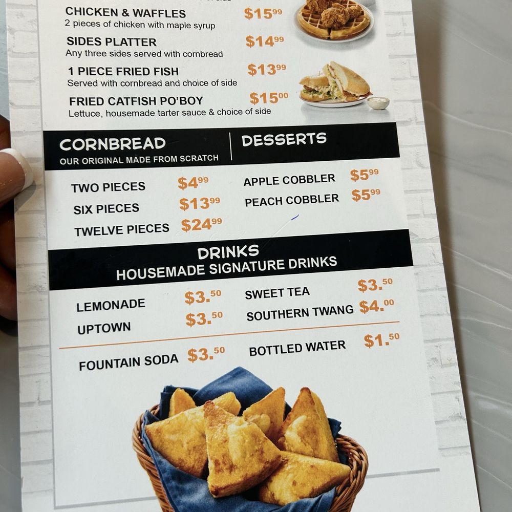 Cornbread Brooklyn - Menu back - Soul Food Near Me - Brooklyn, New York Cornbread Brooklyn - Menu back - Soul Food Near Me - Brooklyn, New York