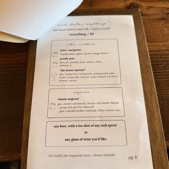 The Snug - Menu - Cocktail Bars Near Me - San Francisco, California The Snug - Menu - Cocktail Bars Near Me - San Francisco, California