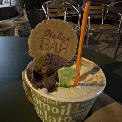 Italian Bar - Incredible gelato (I got chocolate, vanilla, and coffee last night)