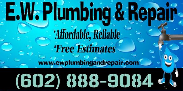 E.W. Plumbing & Repair Logo
