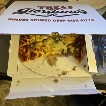 Giordano's - Large thin crust vege and pepperoni pizza. - Pizza Near Me - Chicago, Illinois