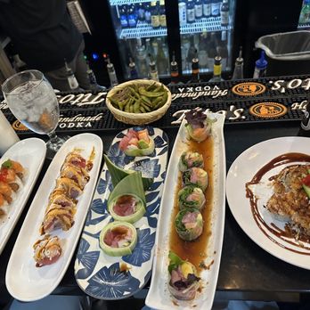 Sushi Sakana - Chef's choice 5 rolls all amazing. - Japanese Near Me - Dallas, Texas Sushi Sakana - Chef's choice 5 rolls all amazing. - Japanese Near Me - Dallas, Texas
