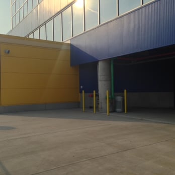 IKEA - It's right above the yellow poles on the inside. It's so disruptive and you can hear it across the street. at the bus stop every morning. - Kitchen & Bath Near Me - Brooklyn, New York IKEA - It's right above the yellow poles on the inside. It's so disruptive and you can hear it across the street. at the bus stop every morning. - Kitchen & Bath Near Me - Brooklyn, New York