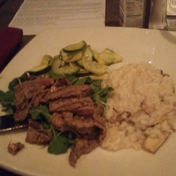 Oliviana Ristorante & Bar Italiano - Skirt steak with vegetables and risotto. - Italian Near Me - Augusta, Georgia Oliviana Ristorante & Bar Italiano - Skirt steak with vegetables and risotto. - Italian Near Me - Augusta, Georgia