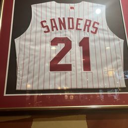 Deion sander's baseball jersey