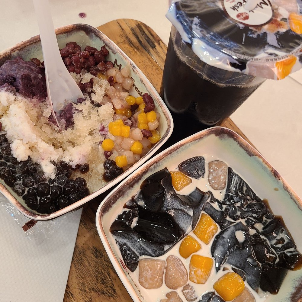 Meet Fresh - Ube Milk Shaved Ice, Grass Jelly Signature C, Herbal Jelly Tea - Bubble Tea Near Me - Flushing, New York Meet Fresh - Ube Milk Shaved Ice, Grass Jelly Signature C, Herbal Jelly Tea - Bubble Tea Near Me - Flushing, New York