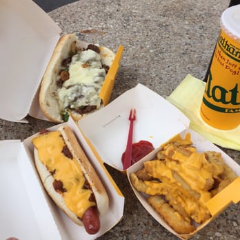 Nathan's Famous - Chili cheese dog philly and fries - Hot Dogs Near Me - Brooklyn, New York Nathan's Famous - Chili cheese dog philly and fries - Hot Dogs Near Me - Brooklyn, New York