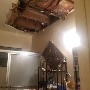 Villa Royale Apartments - Ceiling in the bathroom collapsed can't beat that! - Apartments Near Me - Anaheim, California Villa Royale Apartments - Ceiling in the bathroom collapsed can't beat that! - Apartments Near Me - Anaheim, California