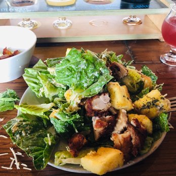 Mountains Walking Brewery & Pub - That's a messy salad. If it doesn't get all over the bar it doesn't belong in my face I guess. - Breweries Near Me - Bozeman, Montana