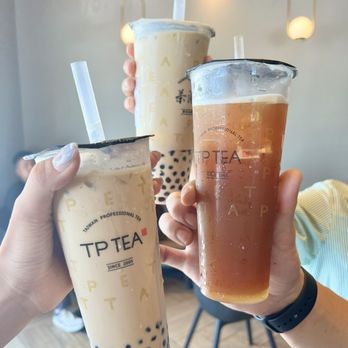 TP Tea - Tie Guan Yin Milk Tea & Signature Black Tea - Bubble Tea Near Me - Cupertino, California