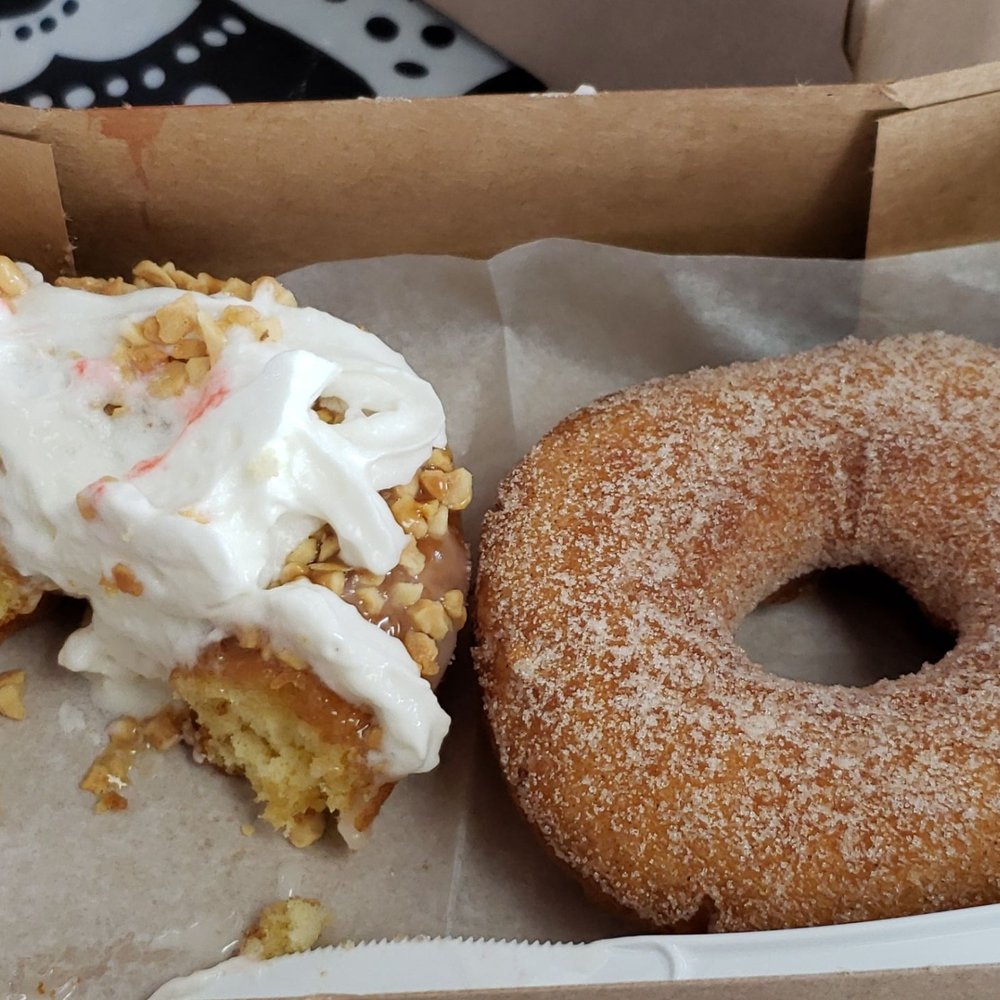 Mountain Donuts - Two of my three doughnuts. - Donuts Near Me - South Ogden, Utah