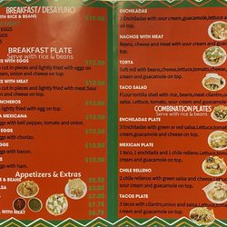 Taco De Mexico - Paper menu 2023 2 of 2