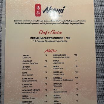 Akami - Japanese Near Me - Brookline, Massachusetts