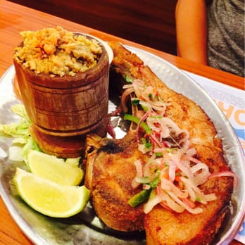 El Rinconcito De Santa Barbara - 20 something dollars for a pork chop mostly covered in fat. Below average Mofongo. - Latin American Near Me - Hialeah, Florida El Rinconcito De Santa Barbara - 20 something dollars for a pork chop mostly covered in fat. Below average Mofongo. - Latin American Near Me - Hialeah, Florida