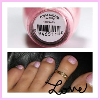 Smiley Nails - Pu$$y Galore. Ha. My favorite color. OPI Sand Nail Polish. - Nail Salons Near Me - Honolulu, Hawaii