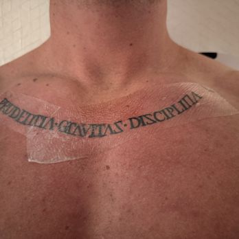 Shittyboy Tattoos - a Roman-inspired collarbone arch - Tattoo Near Me - Las Vegas, Nevada Shittyboy Tattoos - a Roman-inspired collarbone arch - Tattoo Near Me - Las Vegas, Nevada