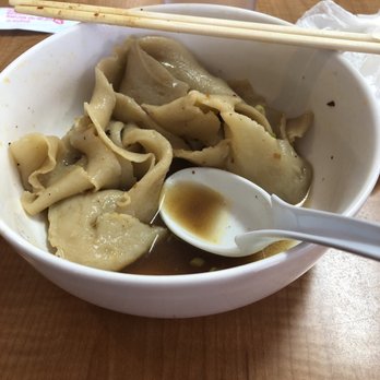 Wild Ginger - Hand pulled noodles, I couldn't finish it, too thick and doughy - Chinese Near Me - Alameda, California Wild Ginger - Hand pulled noodles, I couldn't finish it, too thick and doughy - Chinese Near Me - Alameda, California