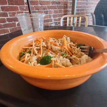 Live Juice - a bowl of noodles and broccoli - Salad Near Me - Concord, New Hampshire